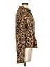 Olivaceous Animal Print Brown Long Sleeve Blouse Size S - photo 4