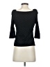 Ann Taylor Black 3/4 Sleeve Top Size XXS - photo 2