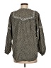 Old Navy Gray 3/4 Sleeve Blouse Size M - photo 2