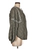 Old Navy Gray 3/4 Sleeve Blouse Size M - photo 4