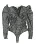 Bar III Metallic Silver Bodysuit Size S - photo 1