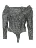Bar III Metallic Silver Bodysuit Size S - photo 2