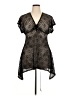 Op Black Short Sleeve Blouse Size XL - photo 1