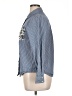 Thakoon Blue Long Sleeve Button-Down Shirt Size XL - photo 5