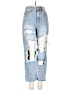 Shein Graphic Blue Jeans Size 26 waist - photo 1