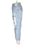 Shein Graphic Blue Jeans Size 26 waist - photo 5
