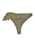 TAN + LINES Solid Tan Swimsuit Bottoms Size S - photo 1