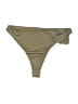 TAN + LINES Solid Tan Swimsuit Bottoms Size S - photo 2