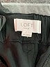 Ann Taylor LOFT Outlet Solid Black Track Pants Size L - photo 7
