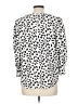 MELLODAY Animal Print White 3/4 Sleeve Blouse Size L - photo 2
