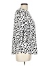 MELLODAY Animal Print White 3/4 Sleeve Blouse Size L - photo 4