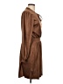 Tommy Hilfiger 100% Polyester Solid Brown Casual Dress Size 10 - photo 4