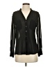 ABS Allen Schwartz 100% Polyester Black Long Sleeve Blouse Size S - photo 1