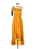 Maje 100% Polyester Orange Yellow Cocktail Dress Size Lg (3) - photo 1