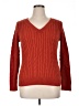 Chaps 100% Cotton Red Pullover Sweater Size XL - photo 1