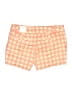 Ann Taylor LOFT 100% Polyester Argyle Orange Shorts Size 12 (petite) - photo 2