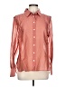 Bailey 44 Metallic Pink Orange Long Sleeve Blouse Size L - photo 1
