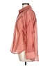 Bailey 44 Metallic Pink Orange Long Sleeve Blouse Size L - photo 5