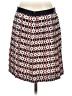 J.Crew 100% Silk Print Red Blue Silk Skirt Size 4 - photo 2