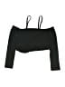 Shein Black Long Sleeve Top Size 7 - photo 2
