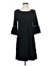 Max Studio Solid Black Casual Dress Size XS - photo 1