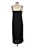 H&M 100% Polyester Solid Black Casual Dress Size M - photo 2