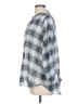 G Collection 100% Polyester Plaid Blue 3/4 Sleeve Blouse Size L - photo 5