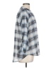 G Collection 100% Polyester Plaid Blue 3/4 Sleeve Blouse Size L - photo 4