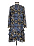 Ann Taylor LOFT 100% Polyester Paisley Blue Casual Dress Size XS - photo 2