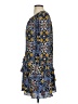 Ann Taylor LOFT 100% Polyester Paisley Blue Casual Dress Size XS - photo 5