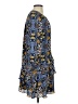 Ann Taylor LOFT 100% Polyester Paisley Blue Casual Dress Size XS - photo 4