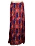 Susan Graver Print Red Formal Skirt Size L - photo 1