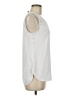 Halogen 100% Polyester White Sleeveless Blouse Size M - photo 4