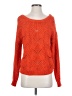 525 America 100% Cotton Hearts Orange Pullover Sweater Size XS - photo 1