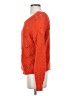 525 America 100% Cotton Hearts Orange Pullover Sweater Size XS - photo 5
