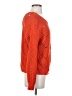 525 America 100% Cotton Hearts Orange Pullover Sweater Size XS - photo 4