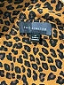The Limited 100% Polyester Animal Print Brown Long Sleeve Blouse Size M - photo 7