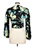 River Island Black 3/4 Sleeve Blouse Size 10 - photo 2