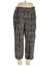 Garnet Hill Chevron-herringbone Gray Casual Pants Size L - photo 1