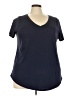 Torrid Blue Short Sleeve T-Shirt Size 3X Plus (3) - photo 1