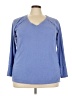 Wildfox Blue 3/4 Sleeve Top Size XXL - photo 1