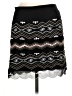 Harper 100% Polyester Graphic Black Casual Skirt Size M - photo 2