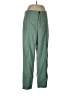 Unbranded 100% Polyester Solid Green Casual Pants Size 0XL - photo 1