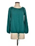 Jonathan Martin Teal Long Sleeve Blouse Size S - photo 1
