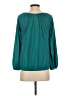Jonathan Martin Teal Long Sleeve Blouse Size S - photo 2