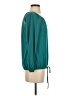 Jonathan Martin Teal Long Sleeve Blouse Size S - photo 4