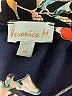 Veronica M. 100% Polyester Floral Black Romper Size XS - photo 4