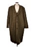Michael Kors Brown Green Wool Coat Size M - photo 1
