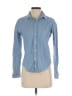 Frank & Eileen Blue Long Sleeve Button-Down Shirt Size XS - photo 1