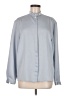 Theo Miles 100% Polyester Gray Long Sleeve Blouse Size 8 - photo 1